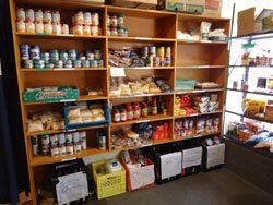 Whistler Food Bank Shelves need stocking