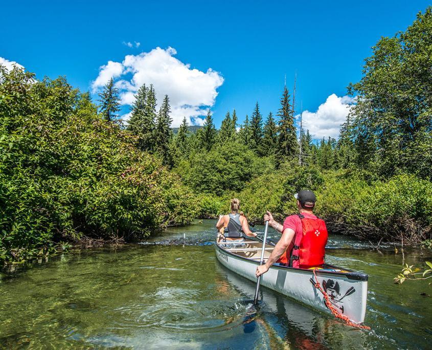 Canadian Wilderness Adventures Canoe Whistler River of Golden Dreams