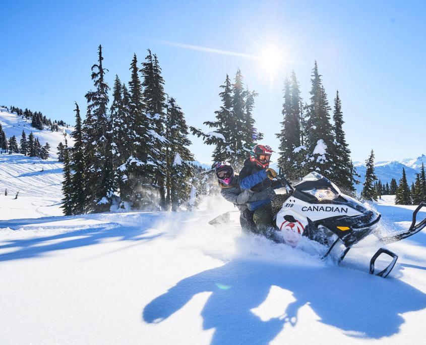spring snowmobiling