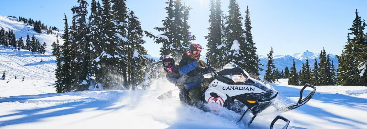 Spring Snowmobiling in Whistler